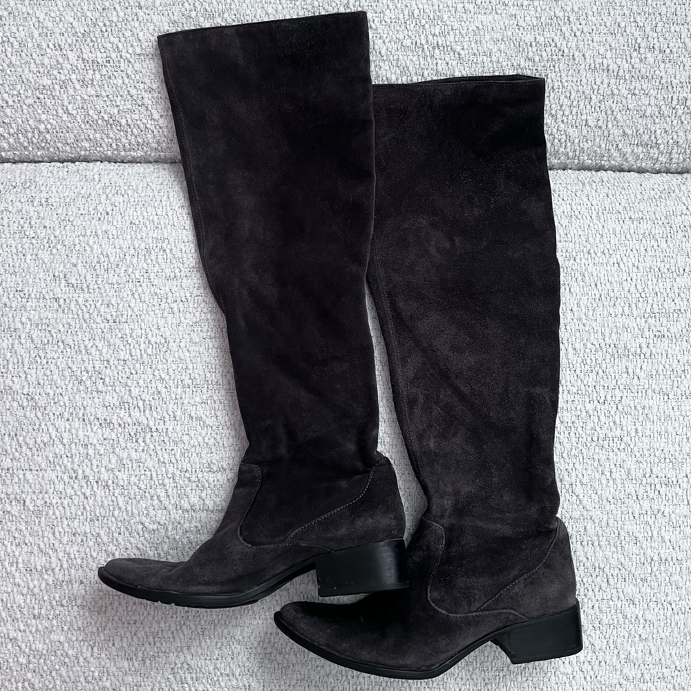Born Crown Brown Over the Knee Boots